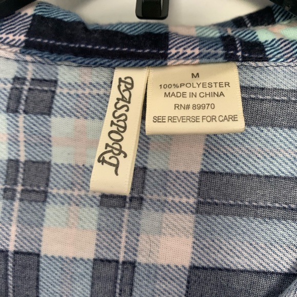 Plaid Button-Up - Picture 3 of 5